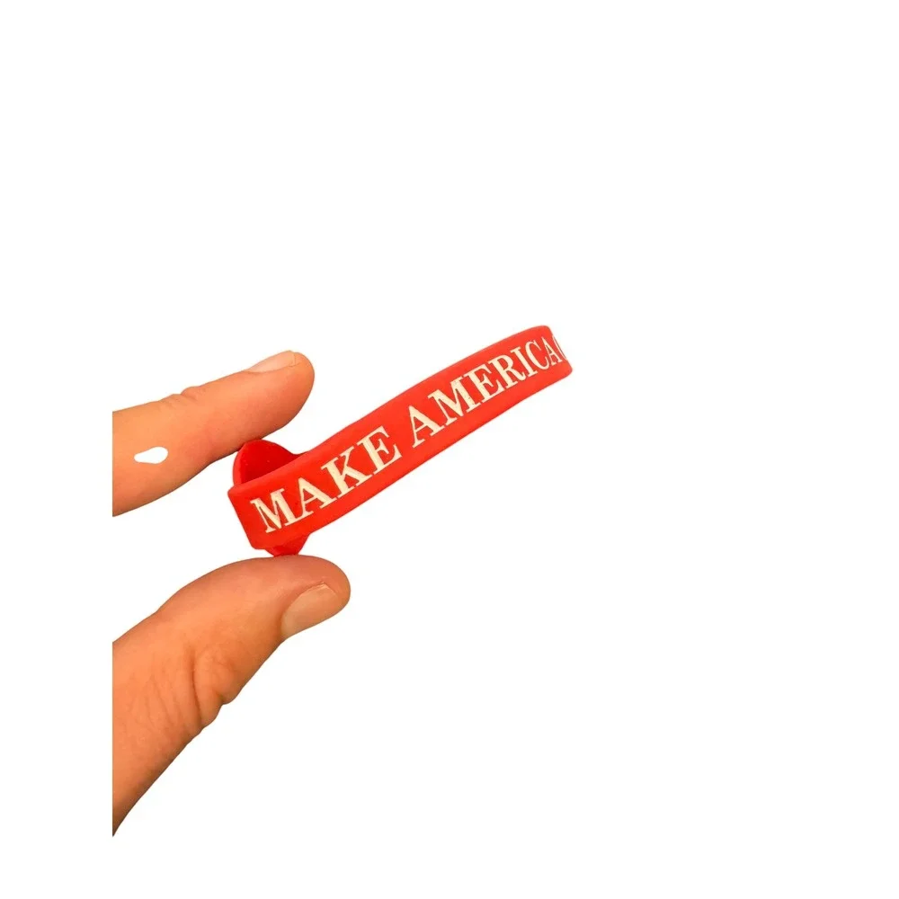 Sniper Gang Wristband Unisex OS Red Excellent Make America Gleeful Again SG Logo